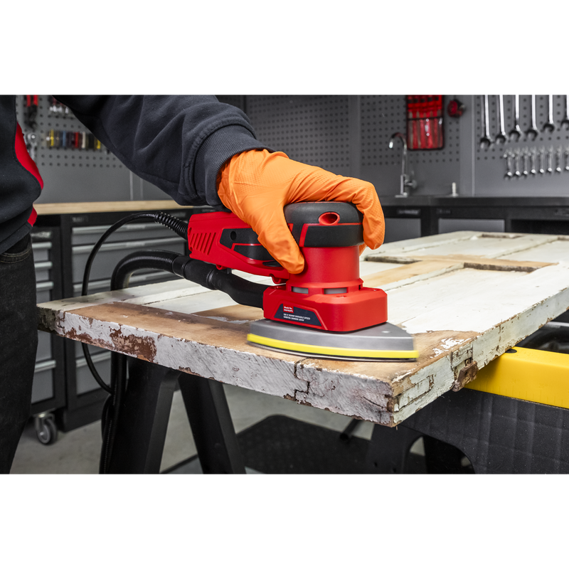 Sealey DAS152PS Variable Speed Brushless Orbital Sander 100 x 150mm 350W