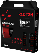 DART DB00581  Red Ten SMI-7 300mm x 20B Twin Pack with oil