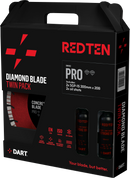 DART DB00582  Red Ten SGP-15 300mm x 20B Twin Pack with oil