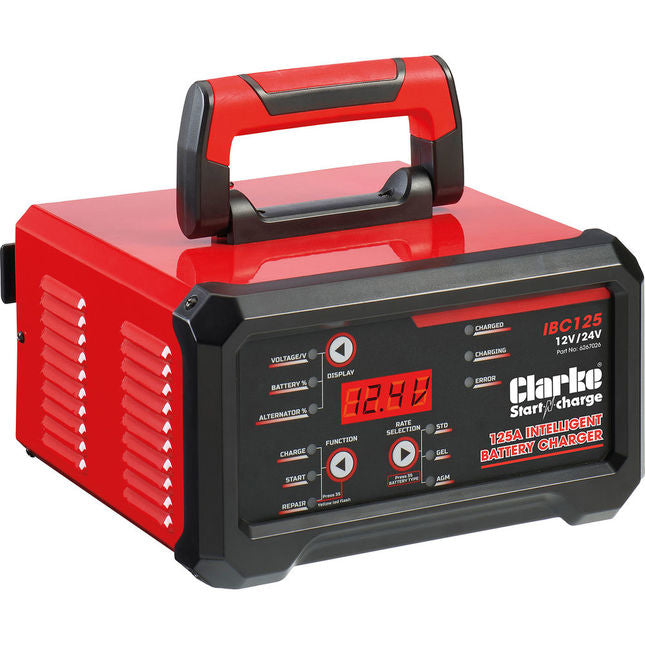 Clarke 6267026 IBC125 12V/24V 125A Intelligent Battery Charger
