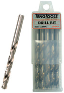 Teng Tools DBX025 Drill Bits Fully Ground 2.5mm 10pcs