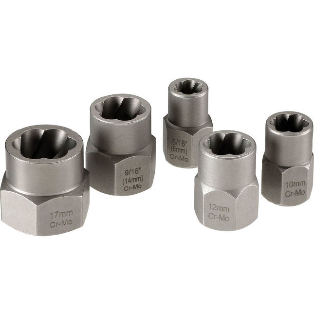 Clarke 1801959 CHT959 5 Piece Bolt Remover Set (8-17mm)