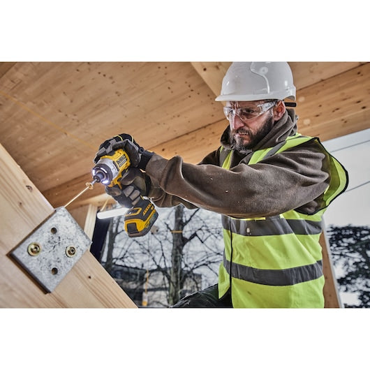 DeWalt DCF860E2T-GB 18V XR Brushless Premium Impact Driver - 2 X 1.7Ah POWERSTACK Battery