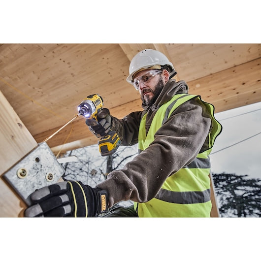 DeWalt DCF860E2T-GB 18V XR Brushless Premium Impact Driver - 2 X 1.7Ah POWERSTACK Battery