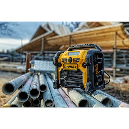 DeWalt DCR020-GB 18V XR Compact Digital DAB Radio (Body Only)