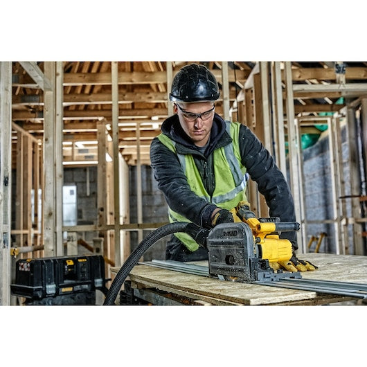 DeWalt DCS520T2-GB 54V XR FLEXVOLT 165 mm Plunge Saw - 2 x 6Ah