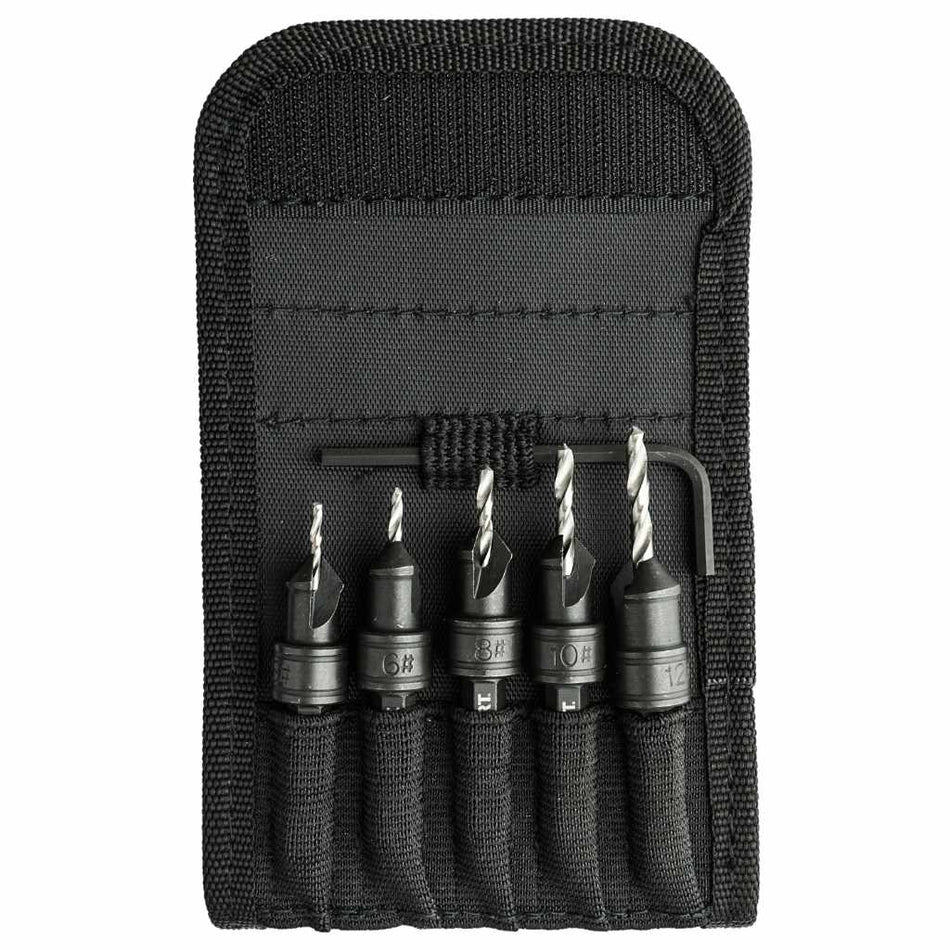 DART DCSSET5  5 Piece Quick-Change Countersink Set