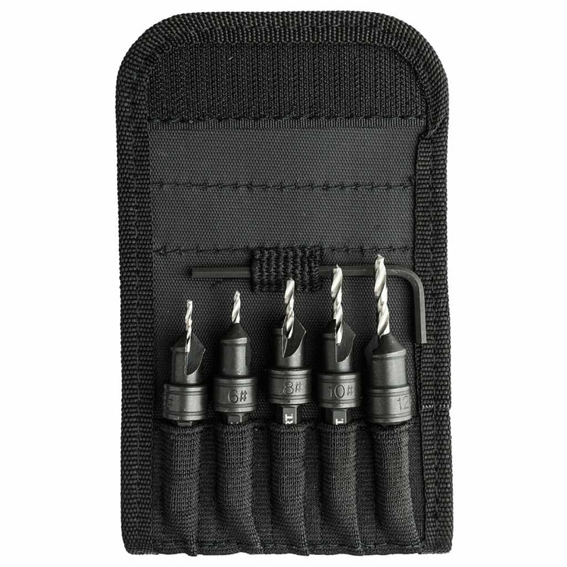DART DCSSET5  5 Piece Quick-Change Countersink Set