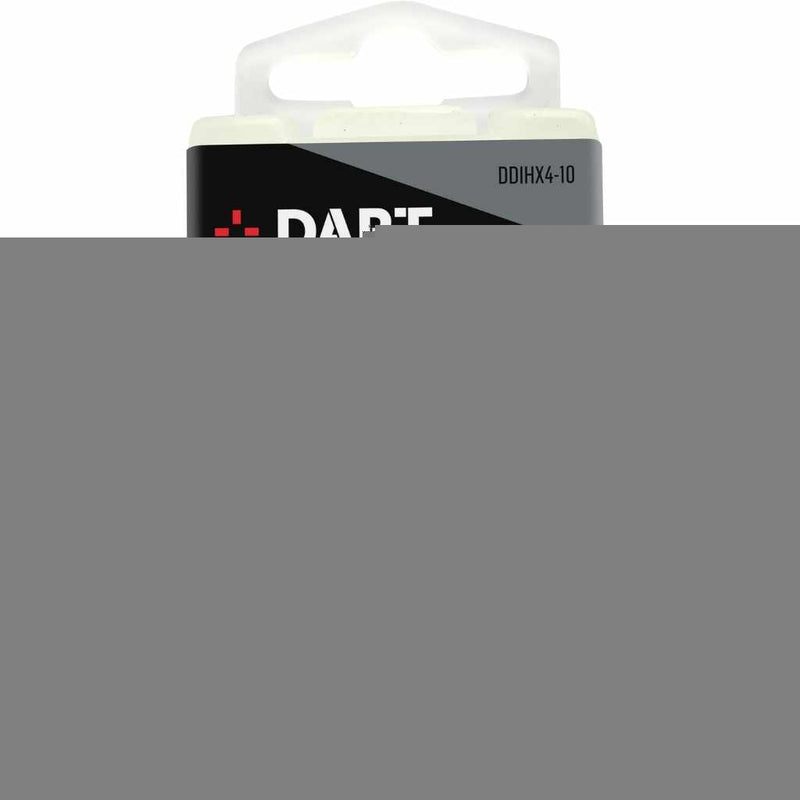DART DDIHX4-10  Hex No.4 25mm Impact Driver Bit - Pack 10