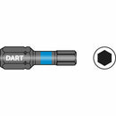 DART DDIHX6-10  Hex No.6 25mm Impact Driver Bit - Pack 10