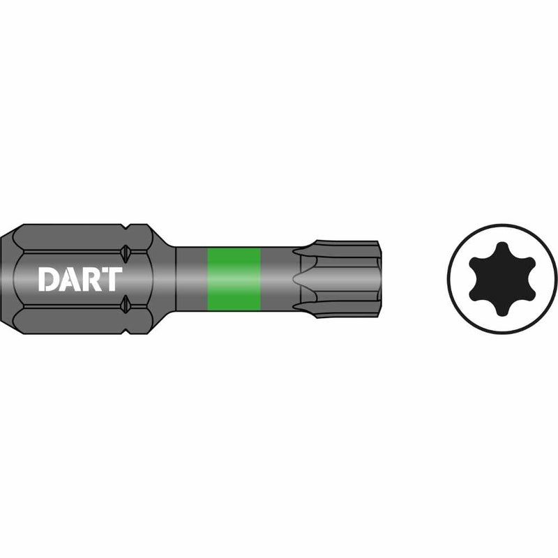 DART DDIT15-10  T15 25mm Impact Driver Bit - Pack 10