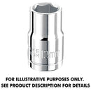 Clarke 1700705 PRO305 11mm 3/8" Drive 'Flat Drive' Metric Deep Socket