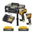 DeWalt DCK2052H2T-GB 18V XR COMPACT BRUSHLESS CORDLESS TOOL SETCORDLESS TOOL SET
