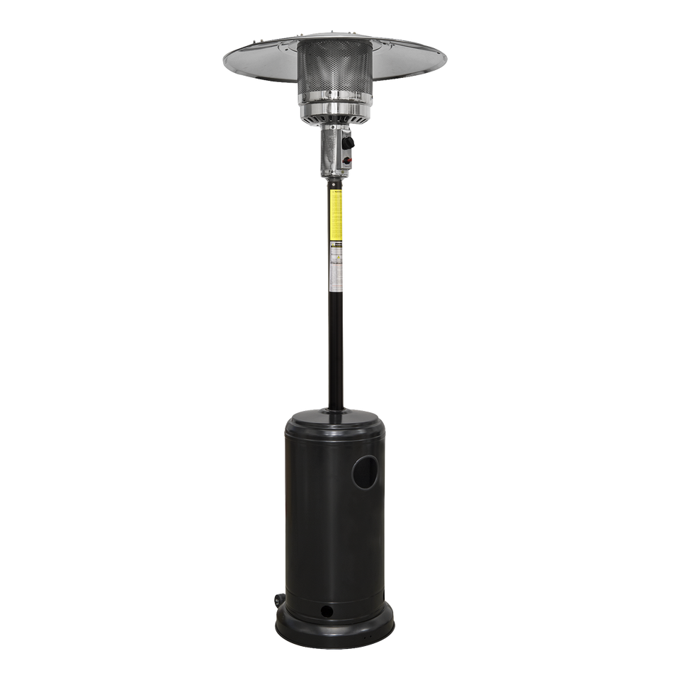 Dellonda DG1  Outdoor Garden Gas Patio Heater 13kW Commercial & Domestic Use, Black