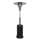 Dellonda DG1  Outdoor Garden Gas Patio Heater 13kW Commercial & Domestic Use, Black