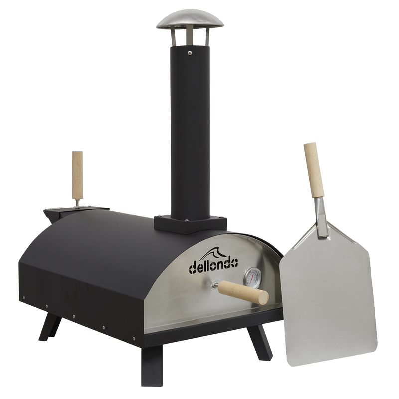 Dellonda DG10  Wood-Fired Pizza Oven 14" - Black
