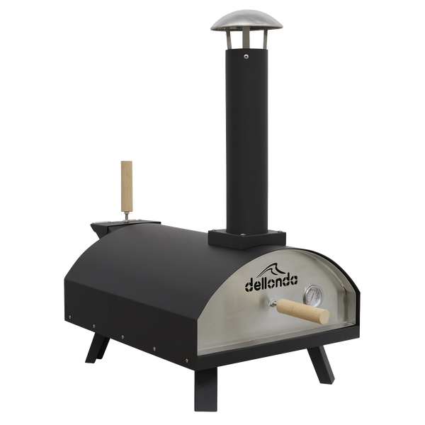 Dellonda DG10  Wood-Fired Pizza Oven 14" - Black