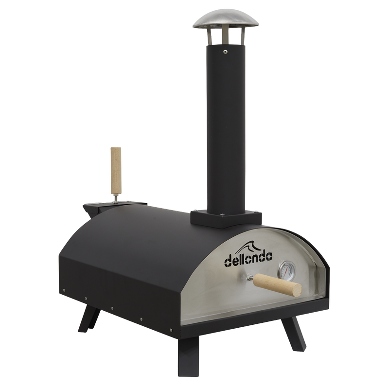 Dellonda DG10  Wood-Fired Pizza Oven 14" - Black