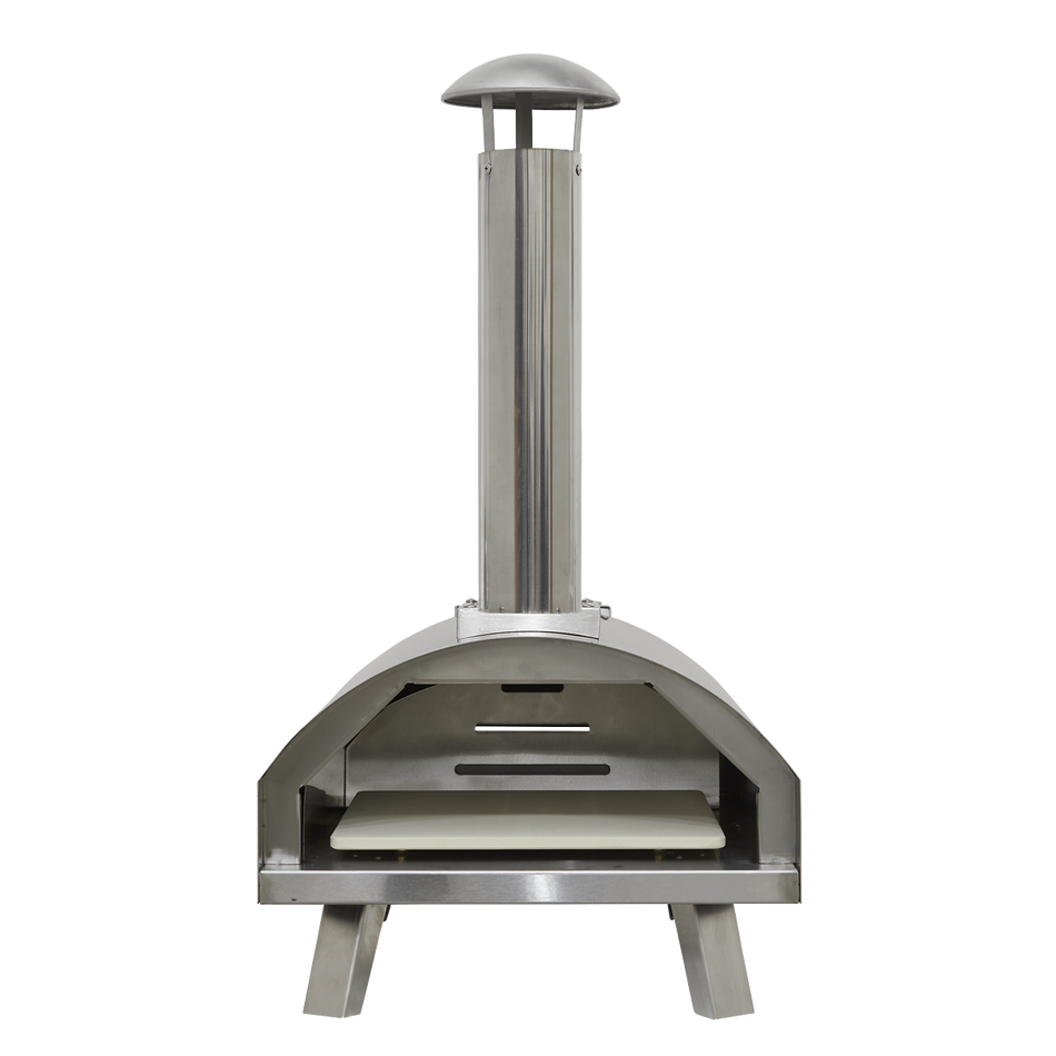 Dellonda DG11  Wood-Fired Pizza Oven 14" - Stainless Steel