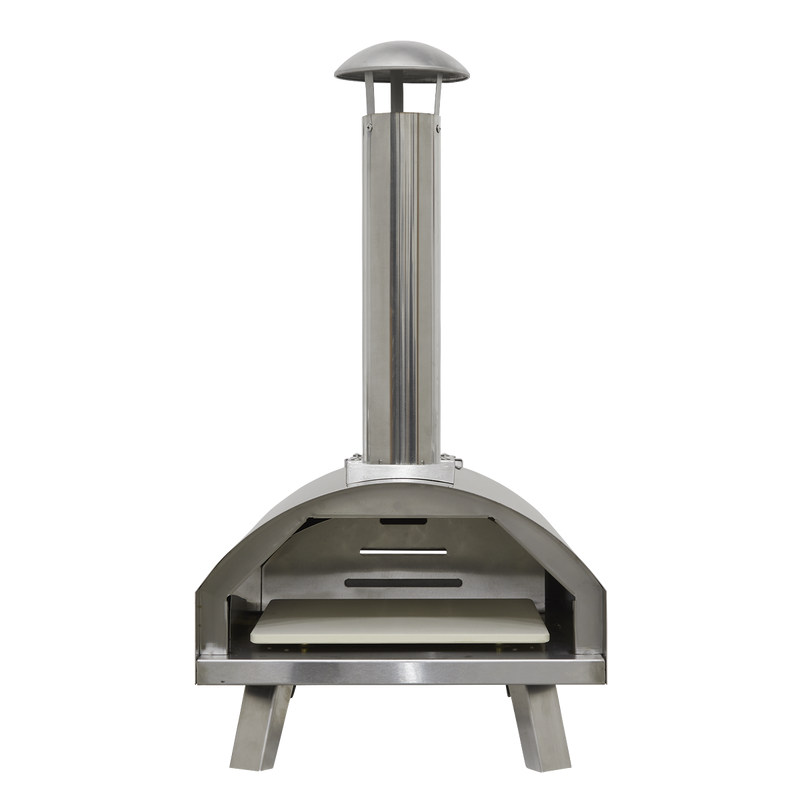 Dellonda DG11  Wood-Fired Pizza Oven 14" - Stainless Steel