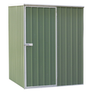 Dellonda DG114  Galvanized Steel Storage Shed with Pent Style Roof 151 x 151 x 200cm - Green