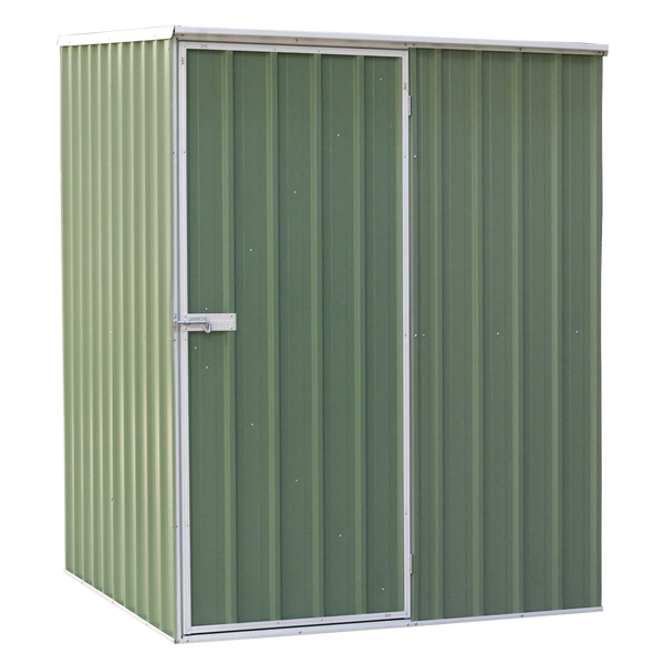 Dellonda DG114  Galvanized Steel Storage Shed with Pent Style Roof 151 x 151 x 200cm - Green
