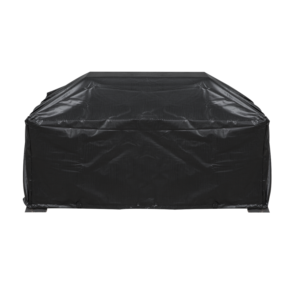 Dellonda DG120  Fire Pit, Fireplace, Outdoor Patio Heater PVC Cover, Water-Resistant, Heavy-Duty