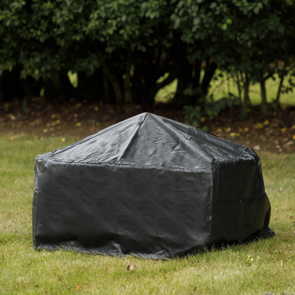 Dellonda DG121  Fire Pit, Fireplace, Outdoor Patio Heater PVC Cover, Water Resistant, Heavy Duty