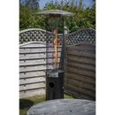 Dellonda DG124  Gas Patio Heater 13kW for Commercial & Domestic Use, Black