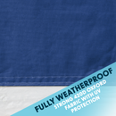 Dellonda DG143  Premium Side Walls/Doors/Windows for Gazebo/Marquee, Fits 2 x 2m Models - Blue