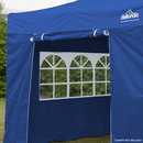 Dellonda DG143  Premium Side Walls/Doors/Windows for Gazebo/Marquee, Fits 2 x 2m Models - Blue