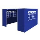Dellonda DG147  Premium Gazebo/Marquee Side Walls/Doors/Windows, Fits 3 x 3m Models - Blue