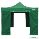 Dellonda DG148  Premium Gazebo/Marquee Side Walls/Doors/Windows, Fits 3 x 3m Models - Dark Green