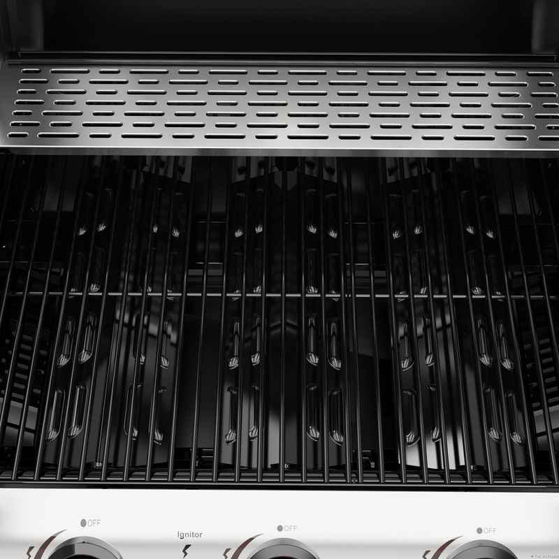 Sealey DG14 Dellonda 3 Burner Gas BBQ Grill with Piezo Ignition & Thermometer