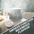 Dellonda DG158  Deluxe 16"(40cm) Ceramic Kamado Style BBQ