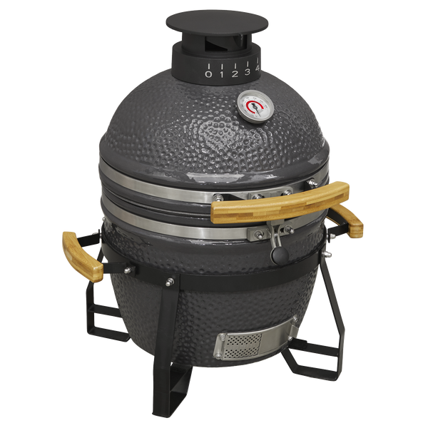 Dellonda DG158  Deluxe 16"(40cm) Ceramic Kamado Style BBQ