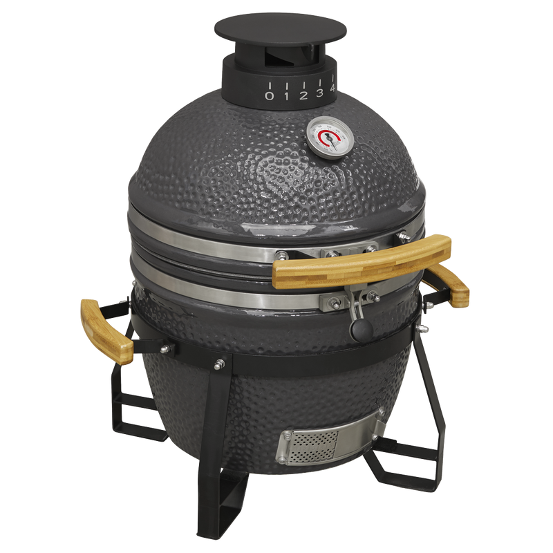 Dellonda DG158  Deluxe 16"(40cm) Ceramic Kamado Style BBQ