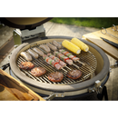 Dellonda DG159  Deluxe 22"(56cm) Ceramic Kamado Style BBQ with Wheeled Stand