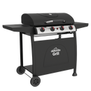 Dellonda DG15  4 Burner Gas BBQ Grill with Piezo Ignition & Thermometer
