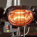 Dellonda DG177  Folding Parasol/Gazebo/Patio Outdoor Infrared Heater, Three Panels, Extra Long 5M Cable, 1350W