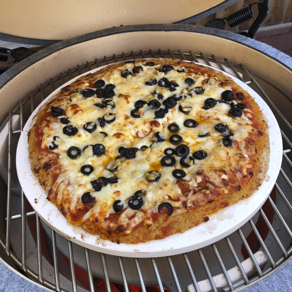Dellonda DG184  Pizza Stone for Kamado BBQs 15"(38cm)