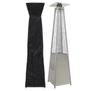 Dellonda DG225  Pyramid Gas Patio Heater 13kW for Commercial & Domestic Use, Stainless Steel, Supplied with Cover