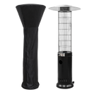 Dellonda DG226  Gas Patio Heater 13kW for Commercial & Domestic Use, Black, Supplied with Water Resistant Cover