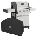 Dellonda DG230  3 Burner Deluxe Gas BBQ Grill with Piezo Ignition & Thermometer & Cover - Stainless Steel