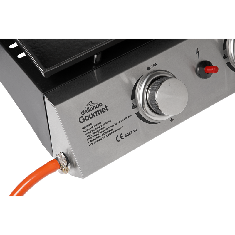 Dellonda DG23  4 Burner Portable Gas Plancha