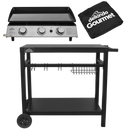 Dellonda DG250  3 Burner Portable Gas Plancha, Cover & Trolley