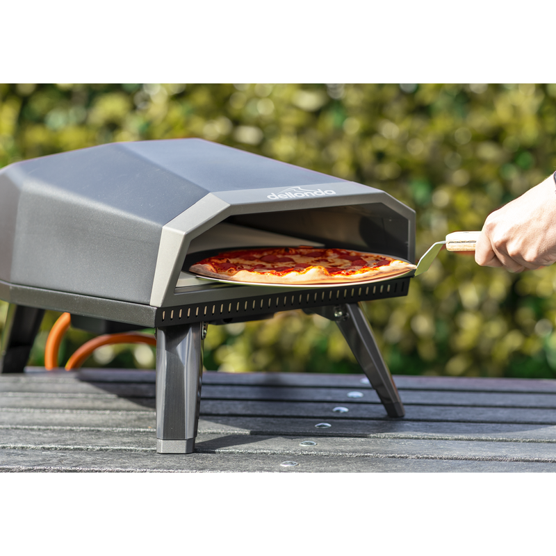 Dellonda DG257  Gas Pizza Oven with Water-Resistant Cover/Carry Bag & 12" Pizza Peel