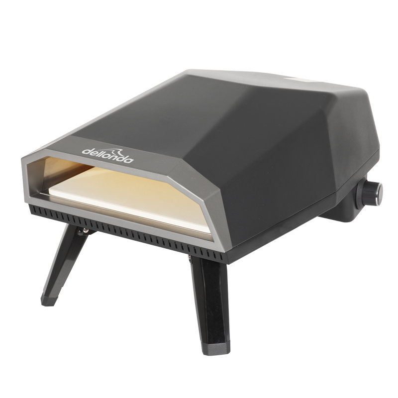 Dellonda DG257  Gas Pizza Oven with Water-Resistant Cover/Carry Bag & 12" Pizza Peel
