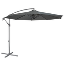 Dellonda DG264  Banana Parasol with Cover 3m - Grey