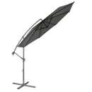 Dellonda DG264  Banana Parasol with Cover 3m - Grey